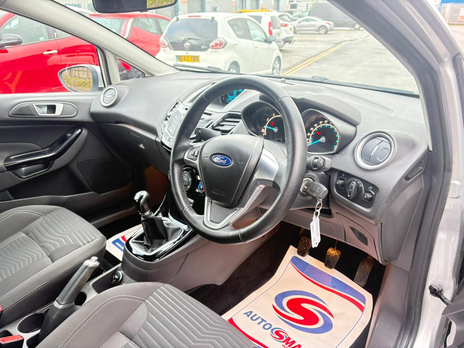 2014 FORD FIESTA 1.0 Moondust Silver E/B 100 ZETEC Hatchback